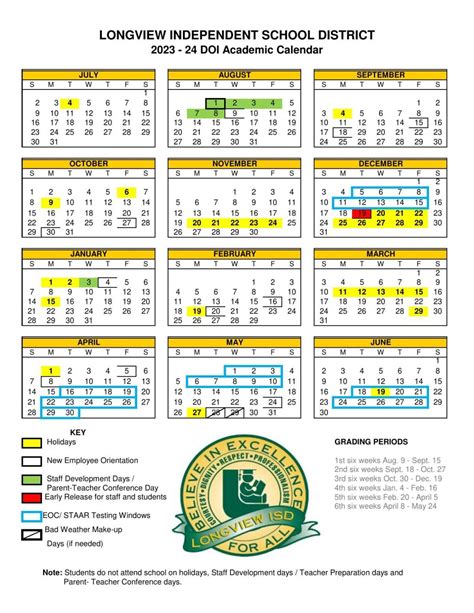 Lisd 2023 24 Calendar